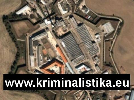 Letecký pohled na věznici Leopoldov