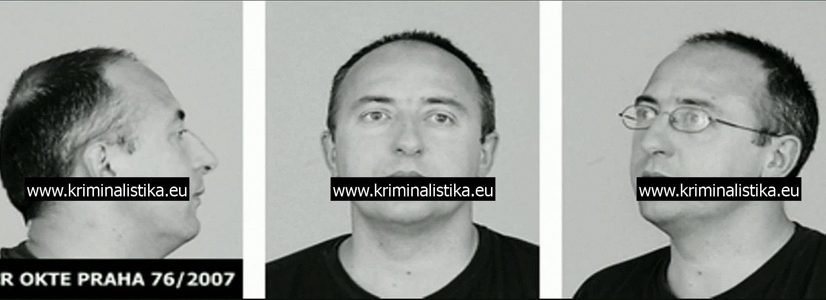 policejní foto Vladimíra Mikuše