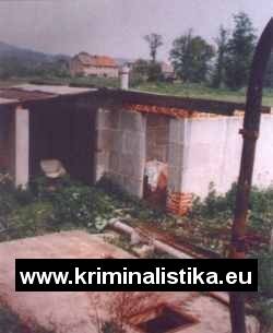 Septik, ve kterém byl nalezen taxikář Vladimír Strnad